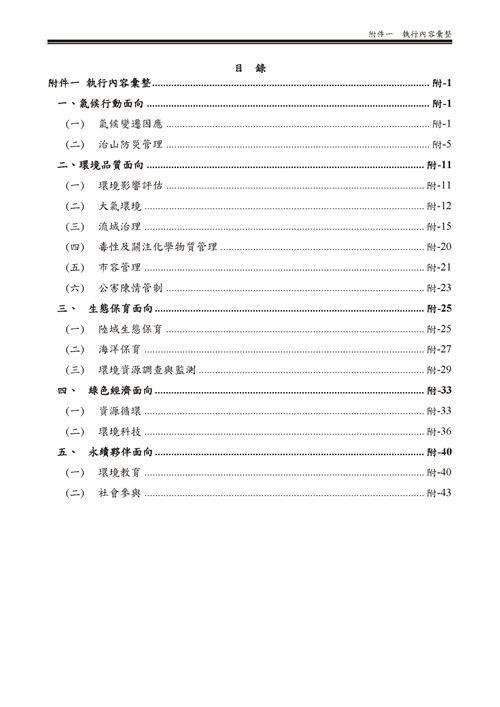 111 年臺南市環境保護計畫第47頁內容
